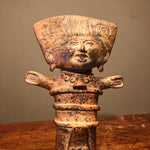 Remojadas Standing Smiling Figure - Veracruz Sonriente Whistle - Male Effigy - Pre Columbian Mexican Sculpture - Ocarina 