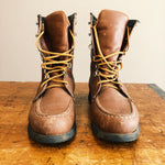 Front view Vintage Hunting Boots Custom Made in the USA 