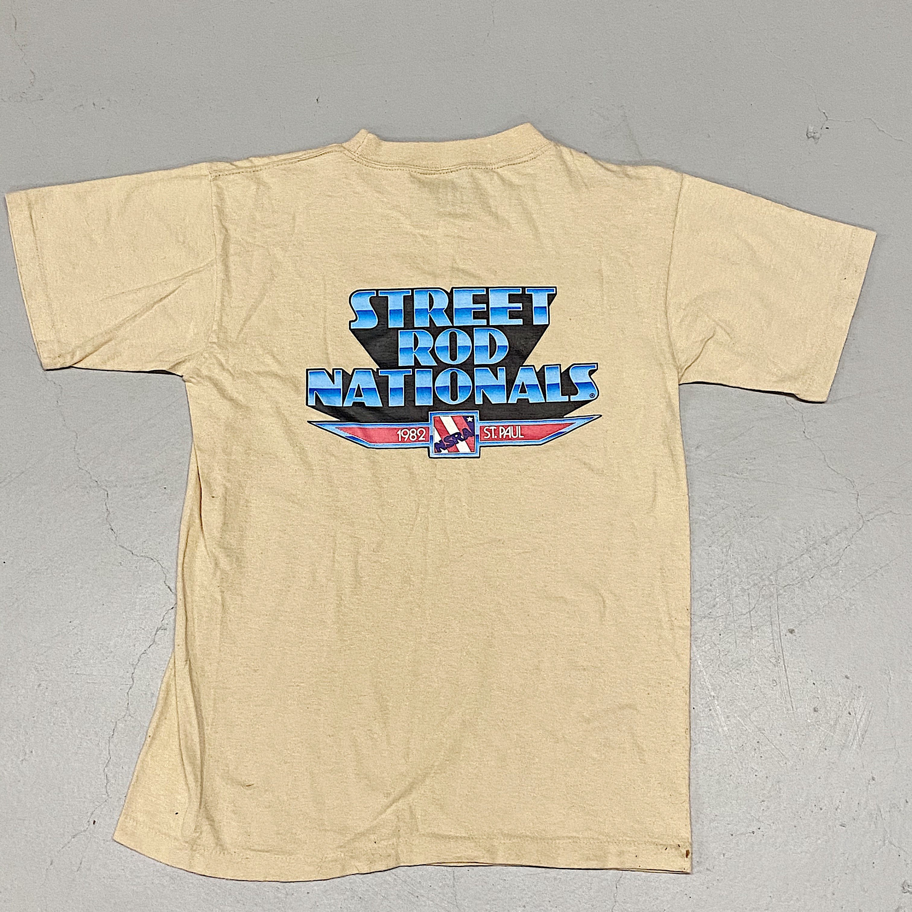 Vintage Street Rod Nationals T Shirt from 1982 | Medium