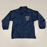Vintage Olympia Beer Jacket - XL - 1970s -  Navy Blue - Windbreaker Delivery Snap Coat - Jo-Lock Tag - Hipster Brewerianna Attire