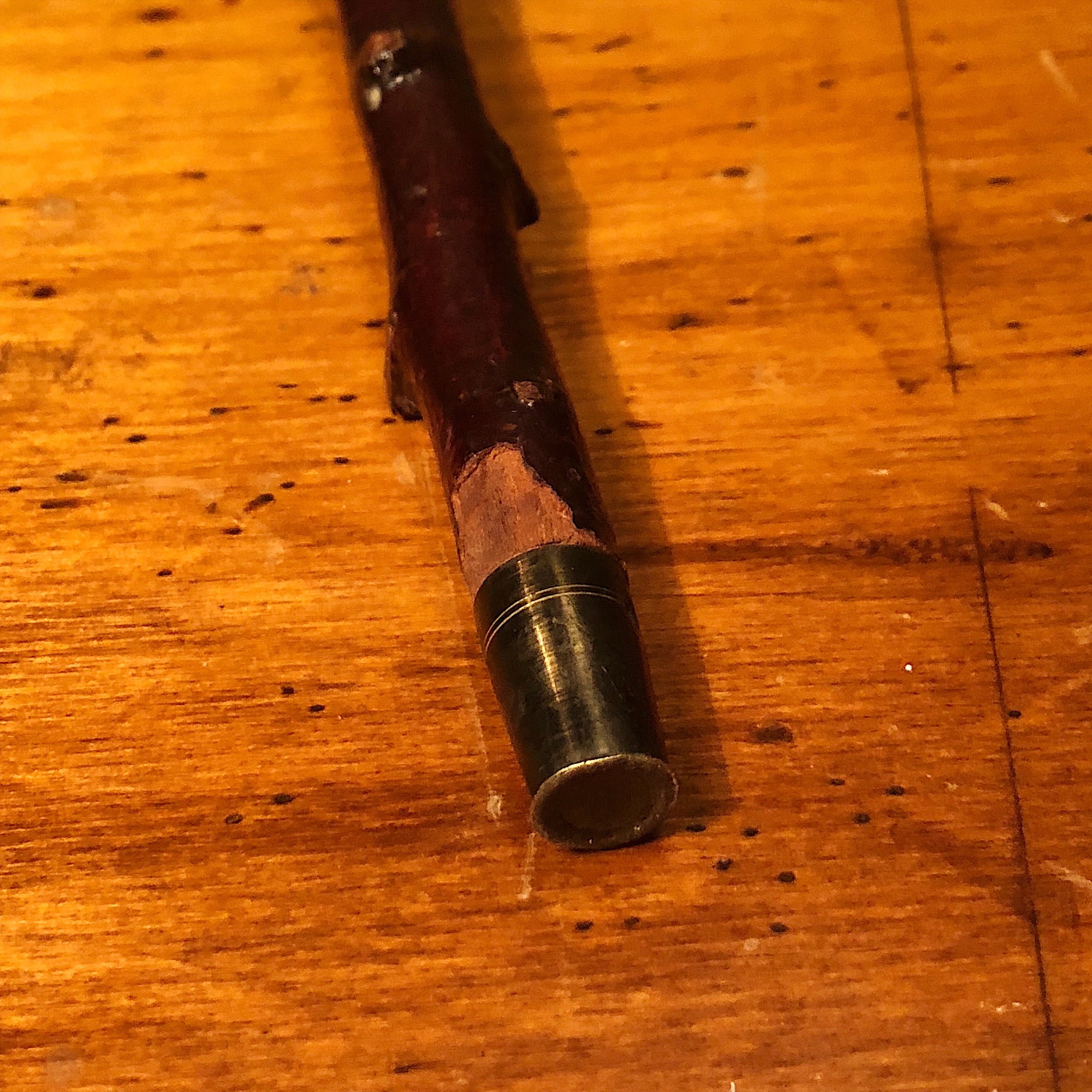 Vintage Blackthorn Shillelagh Walking Stick Cane - Shamrock Maker's Mark - Irish  Ferrule