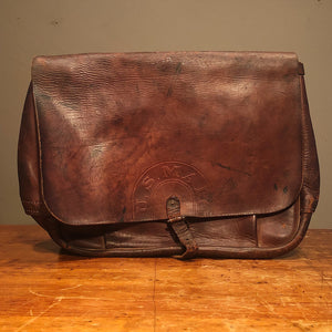 Vintage US Mail Leather Bag Dated 1943