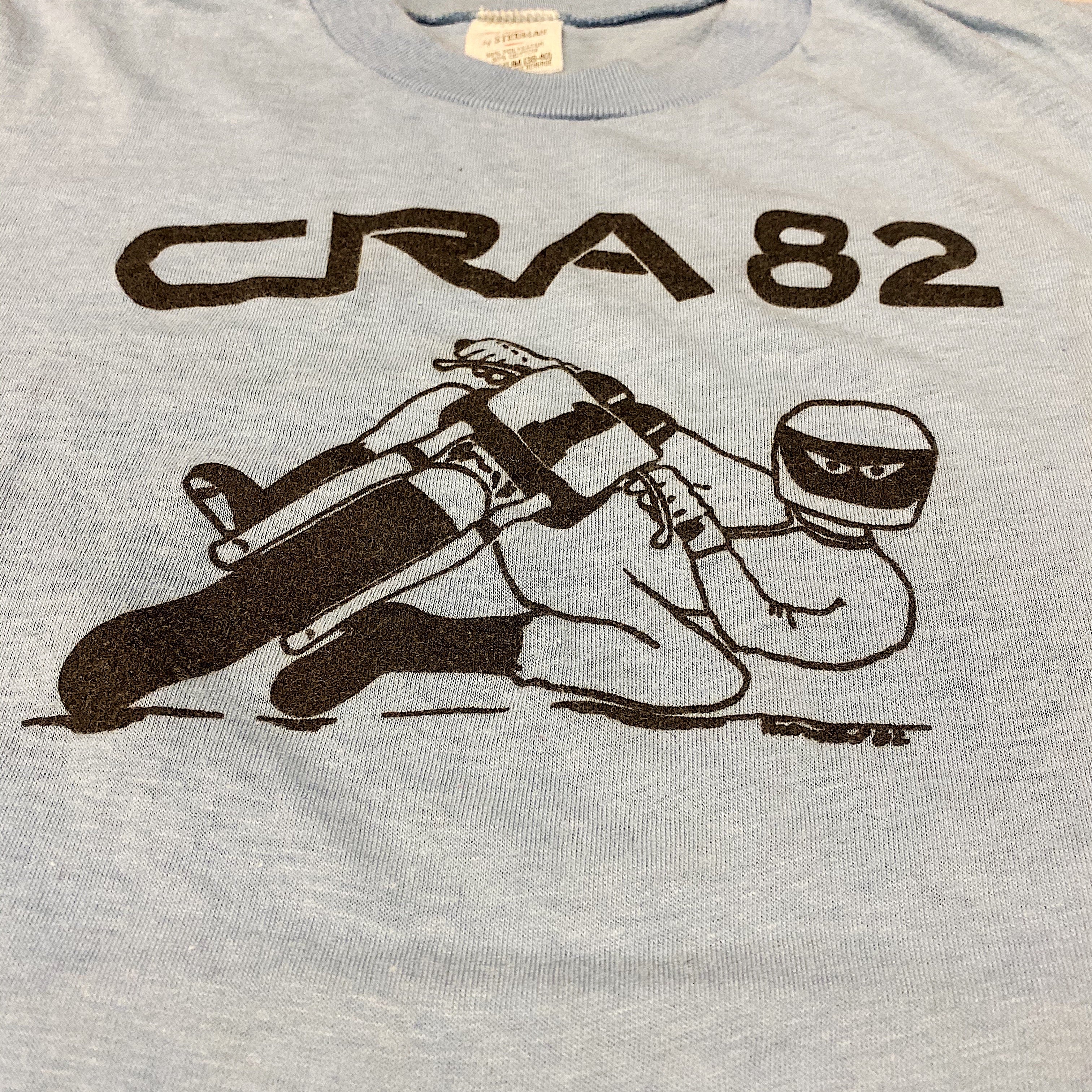 Vintage Motorcycle Street Racing T-Shirt | CRA 1982