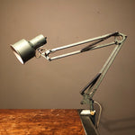 Vintage Swing Arm Drafting Lamp - Articulating Task Light - Cyril Pesek Estate - Architect Provenance - University of Minnesota - Clamp