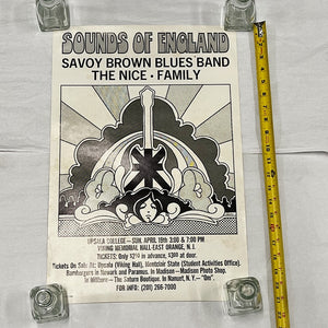Rare Savoy Brown Blues Band Concert Poster | April 1971