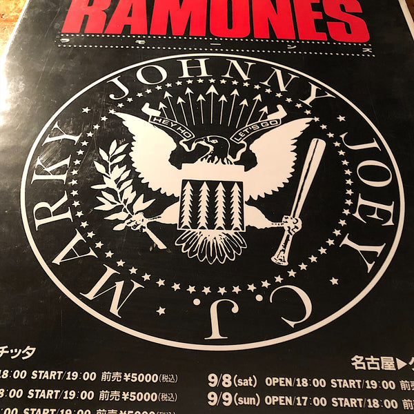 Ramones Concert Poster from Japan | 1990 – Mad Van Antiques