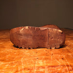Antique Black Forest Inkwell of Wood Boot from 19th Century