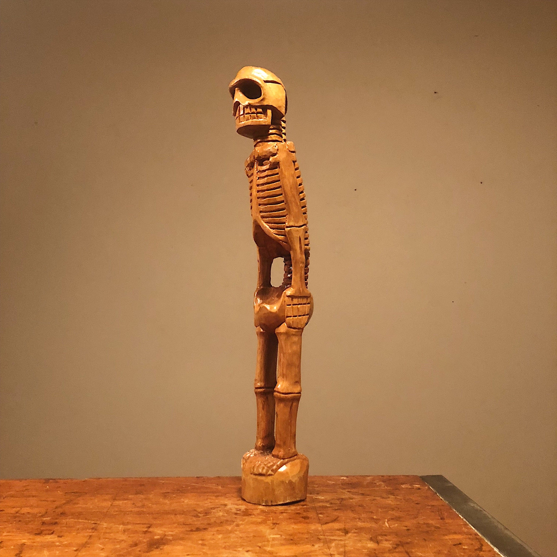  Skeleton Wood Sculpture from 1960s