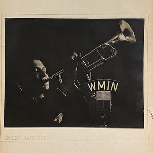 Full Rare Jazz Photograph for WMIN Radio in 1930s Minneapolis - Sweet Licorice - Harvey O. Carpenter - Award Winning Photographer - Big Band