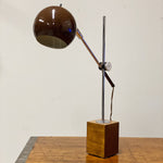 Vintage Eyeball Telescoping Table Lamp | 1950s Midcentury