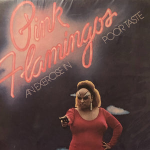 Original Pink Flamingos Mini Poster from 1973 - 11 x 17 - John Waters - Notorious Underground Film - Rare 1970s Cult Movie Memorabilia