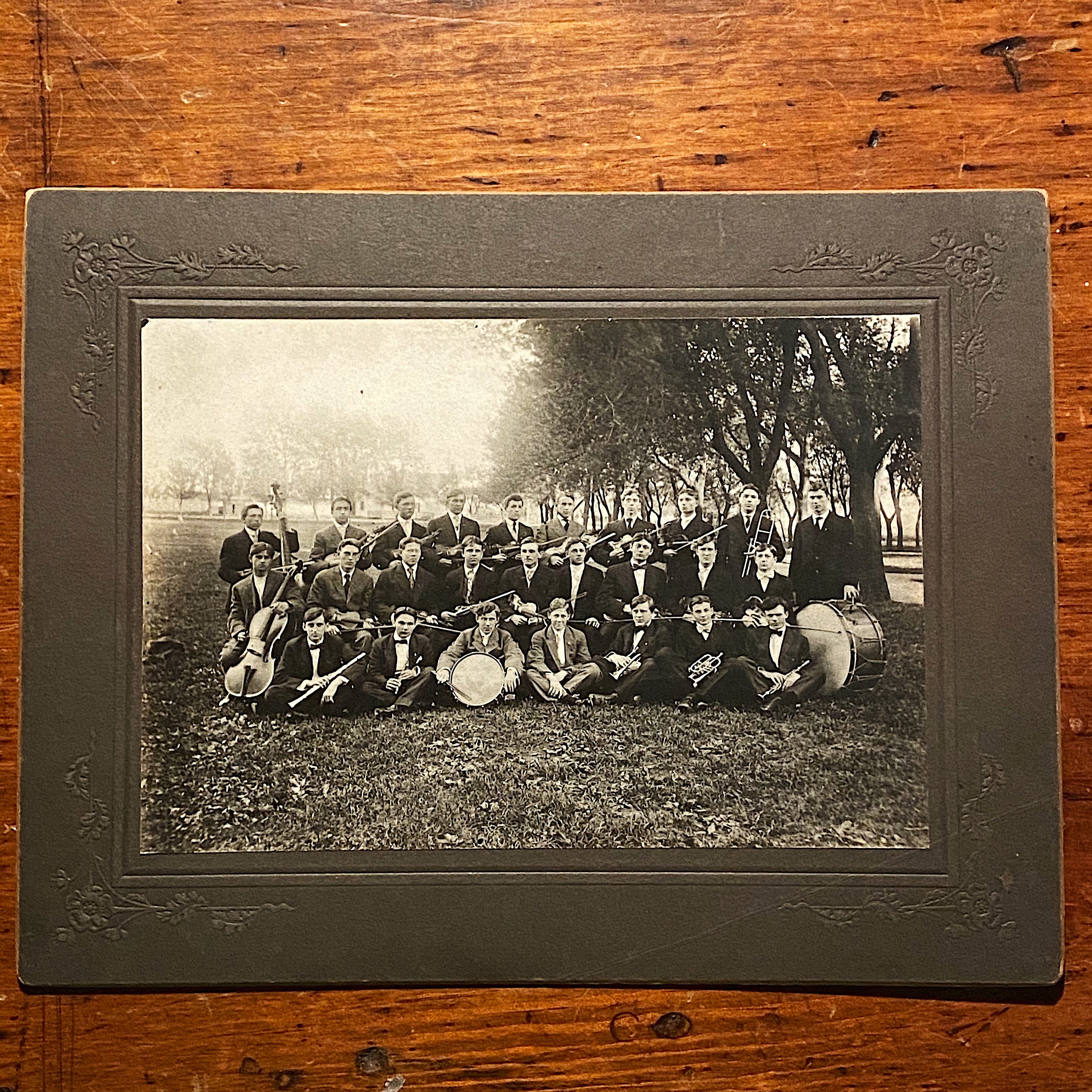 Antique Photographs of Orchestra in Weeds | Early 1900s