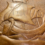 Arts and Crafts Metal Relief of Ship |  Local Purchase Only