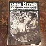 Rare 1970s New Times Counter Culture Newspaper  - May 1970  - MC5 - Abbie Hoffman - Robert Crumb - Underground Zine - Hippie Culture Cool