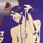 Iggy Pop Concert Poster by Gary Grimshaw | Artist Signed 1988