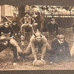 Antique Photograph of College Football Team - Early 1900s - Rare Unusual - Silver Gelatin Print - Varsity Sweaters - Sports Memorabilia
