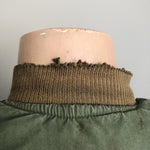 Authentic collar wear from WW2 Tanker Jacket 