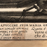 Early engraving Domenico Maria Bonaveri after Giovanni Battista Bolognini