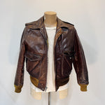 Vintage Schott Flight Jacket | Brown 674 Size 42