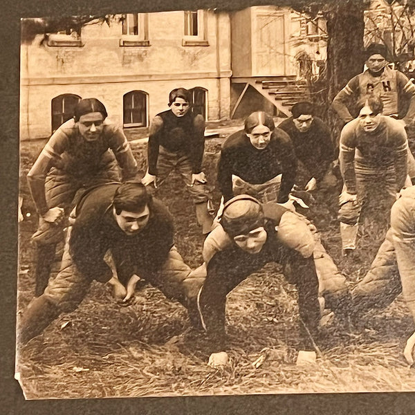 Antique Photograph of College Football Team Early 1900s Mad Van