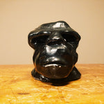Vintage Gorilla Head Sculpture Front