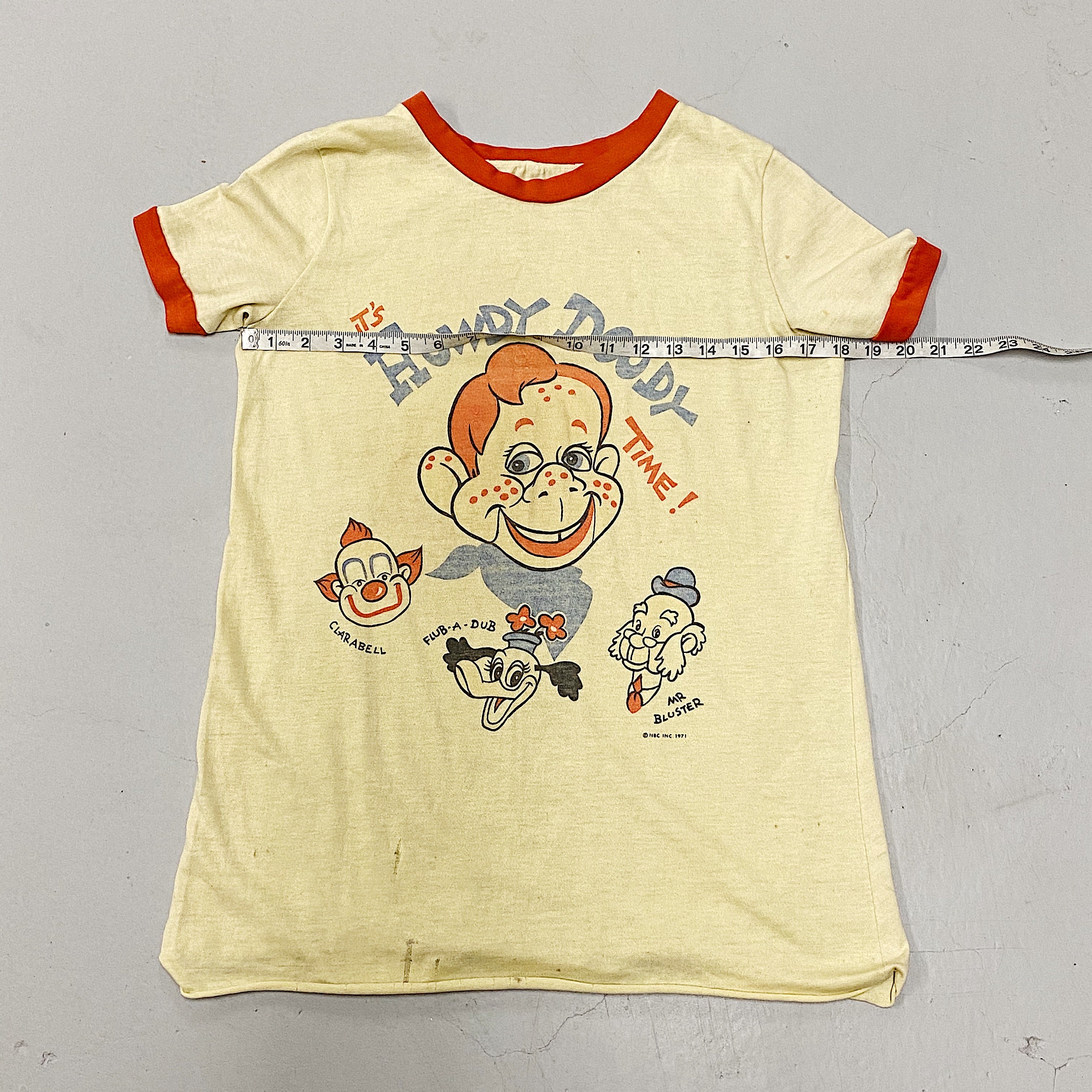 Rare Howdy Doody Shirt from 1971