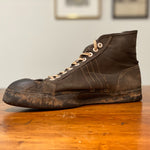 1940s Military Sneakers | Black Converse Style Adidas Stripes