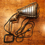 Vintage Shop Clamp Light from Old Phillips 66 Station - 1940s - Unusual Trouble Light Cage - Rare Industrial Decor -  Adjuster