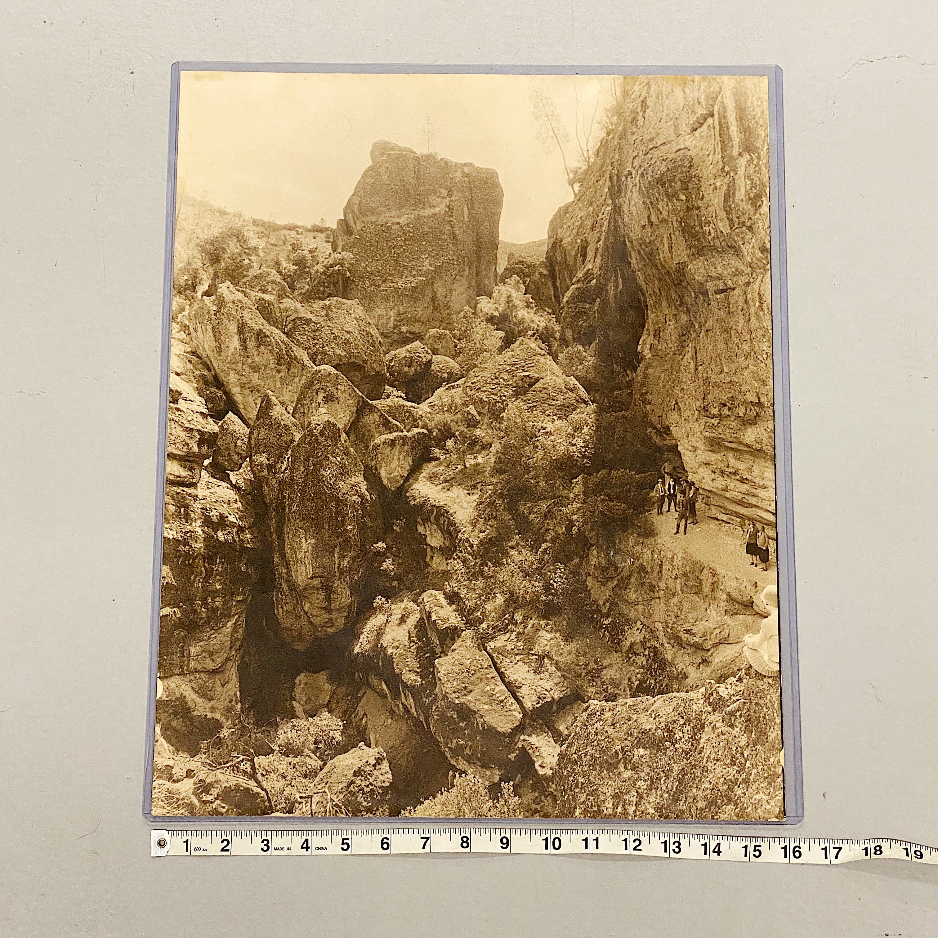 Large Antique Photograph Print of The Pinnacles California | 1927