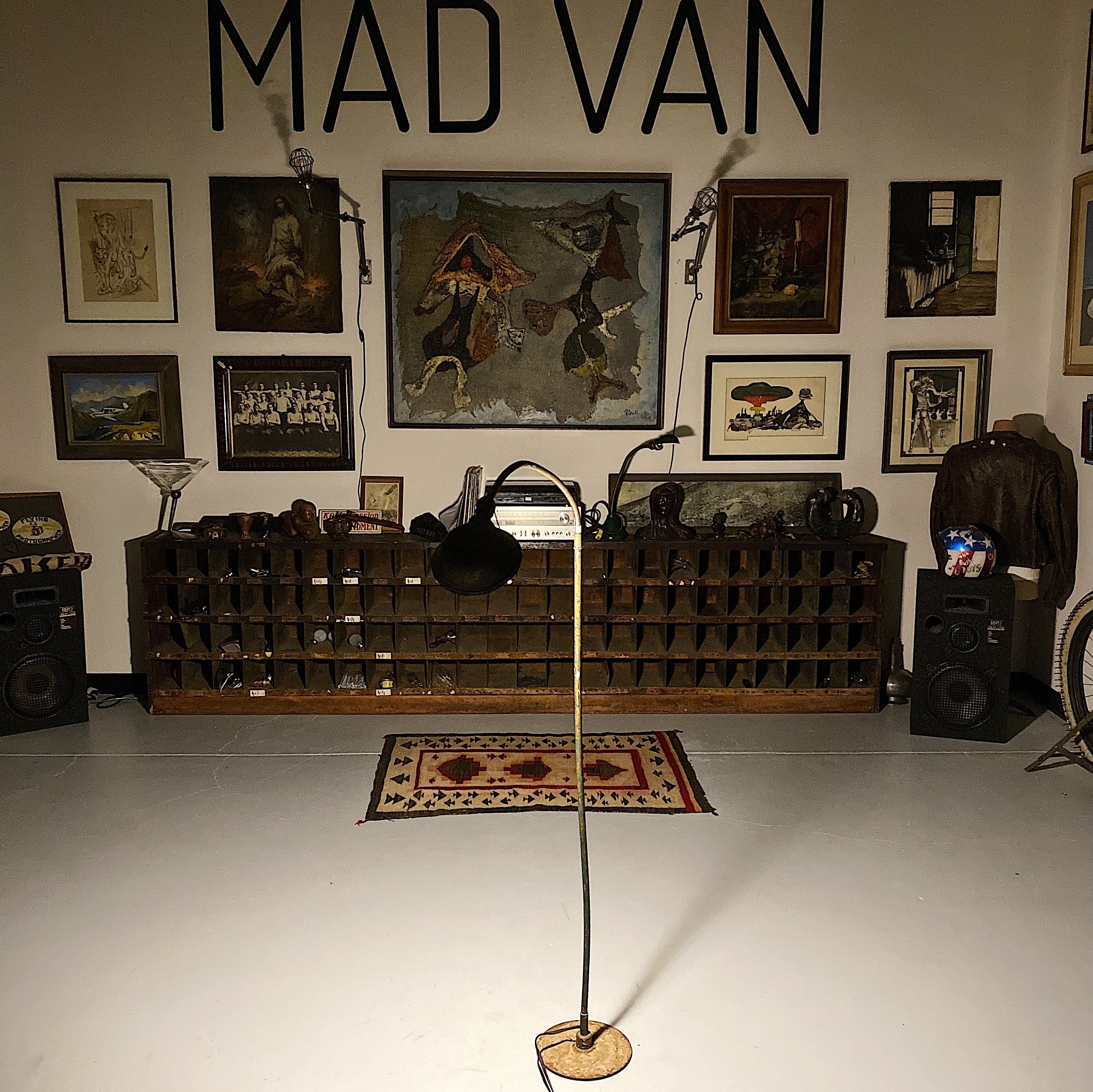 Antique Machinist Floor Lamp from 1940s | St Louis Origins