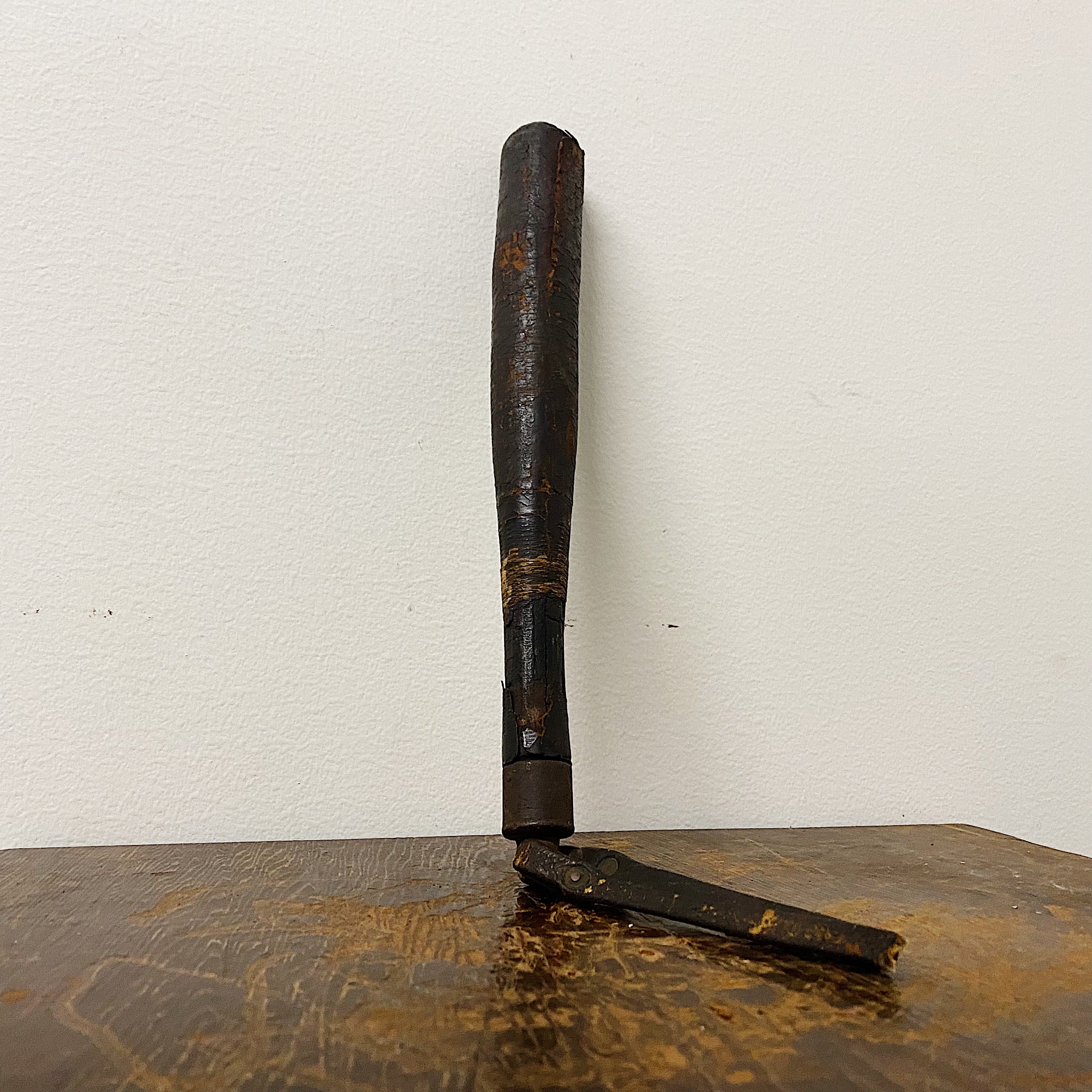 Antique Leather Black Jack Sap Early 1900s Display Only Mad Van