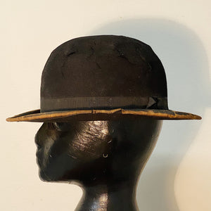 Antique Bellemont Bowler Hat | Early 1900s Gangster