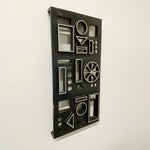 1960s Metal Architectural Element from Chicago | Geometric Art