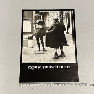 1970s Expose Yourself To Art Poster by Mike Ryerson | 1979 Portland