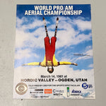1980s Vintage Freestyle Skiing Archive Featuring Frank Beddor - Rare 1980s Photo and Poster Ski Collectibles - World Pro Am Aerial Championship