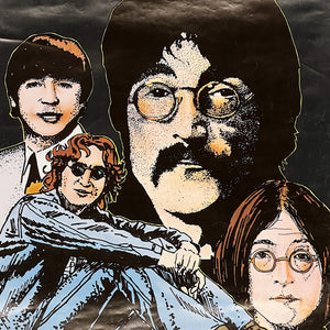Rare John Lennon Poster from 1980 - Beatles Rock Art Music Posters - Original Vintage - 1980s Peace Love Wall Art - Rare