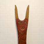 Antique Boot Jack of the Devil | Early 1900s Folk Art Demon Devils Underground Americana Vintage Mystery Artist