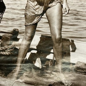 Rare Sophia Loren Poster of Beach Scene | 1957 Dargis Associates