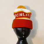 Vintage Schlitz Beer Stocking Cap - 1980s - Hipster Cap - Vintage Brewiana Stocking Caps - Beanie Caps - Hipster Caps