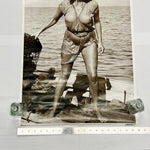 Rare Sophia Loren Poster of Beach Scene | 1957 Dargis Associates
