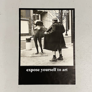 1970s Expose Yourself To Art Poster by Mike Ryerson - 1979 Art Flashes - Rare Street Photography Posters - Early Version Portland Wall Art
