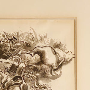 Aaron Bohrod Painting of War Scene