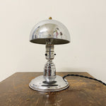 Rare 1940s Chrome Mushroom Lamp with Stacked Level Design - Rare Vintage Accent Lighting - Art Deco Style - Bar Decor - Bohemian Loft Living