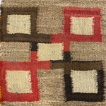 1920s Navajo Saddle Blanket Rug | 49" x 33" AS IS