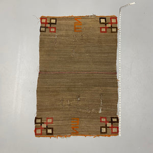 1920s Navajo Saddle Blanket Rug | 49" x 33" AS IS