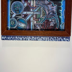 Street Art Painting on Canvas Board | 1990s Minneapolis