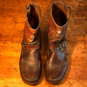 50s Gokeys Botte Sauvage Leather Boots | Size 10.5?