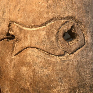 Early Oaxacan Wood Hunting Mask with Animal Figure | 1800s