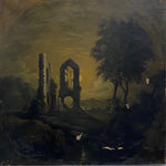 Gothic Oil Painting of Haunting Ruins | 19th Century Regionalist Art