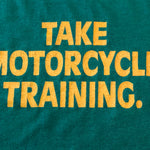 Vintage Motorcycle Safety Training T Shirt from 1980s | XL